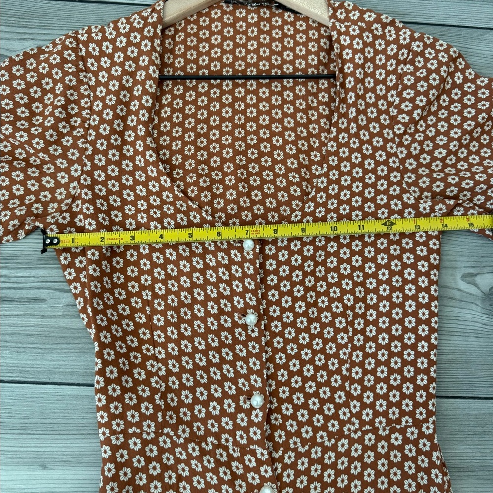 Elegant Polka Dot Maxi Dress - Picture 9 of 12